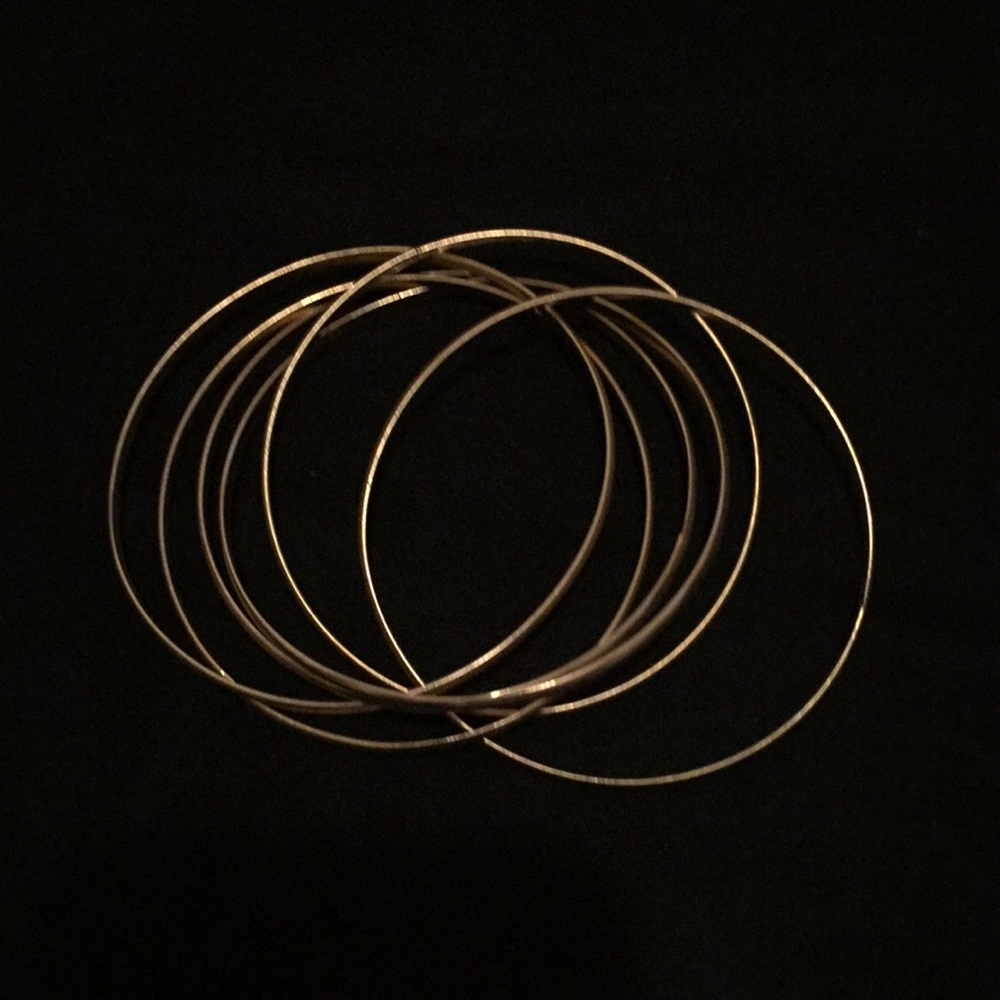 Gold Linked Bangles - Picture 2 of 3